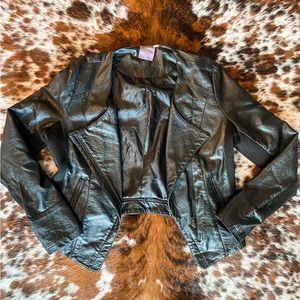 Harper by Francesca’s Vegan Leather Jacket